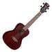 Luna Vintage Mahogany Concert Ukulele, Red Satin