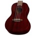 Luna Vintage Mahogany Concert Ukulele, Red Satin - body