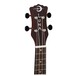 Luna Vintage Mahogany Concert Ukulele, Red Satin - headstock
