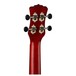Luna Vintage Mahogany Concert Ukulele, Red Satin - headstock back
