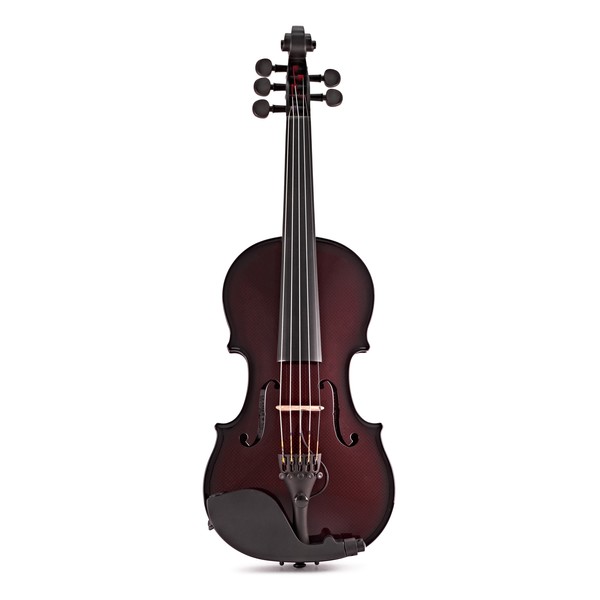 Glasser Carbon Composite Electric Violin Outfit, 5 String, Red