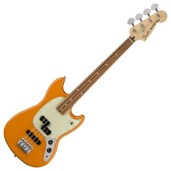 Fender Mustang Bass, Pau Ferro, Capri Orange
