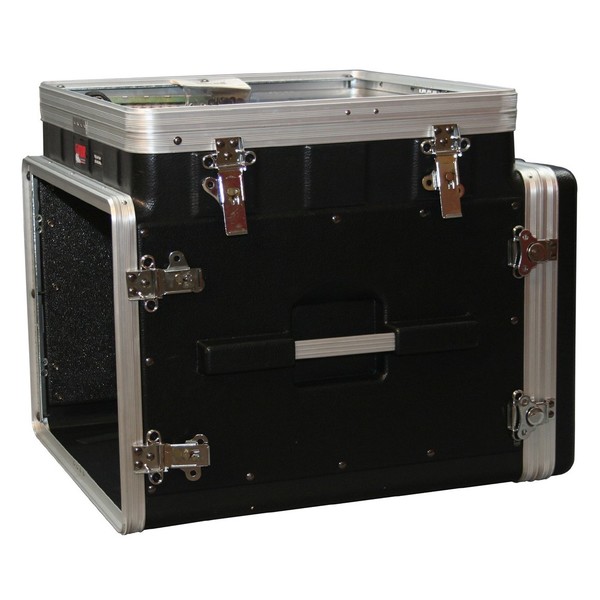 Gator GRC-10X8 PU Moulded Pop-Up Console Rack Case, 10U Top, 8U Side 5