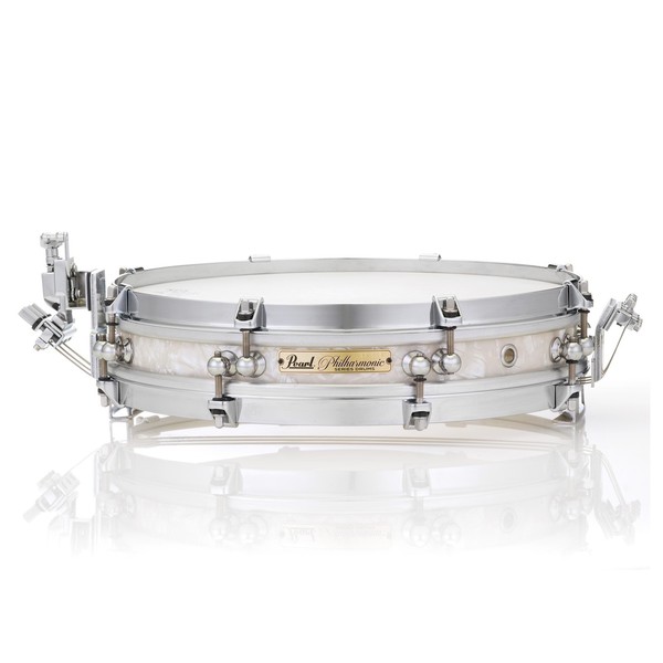 Pearl Philharmonic Pancake Snare, Nicotine White Marine Pearl