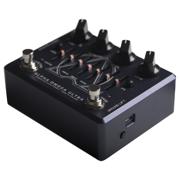 Darkglass AlphaOmega Ultra Bass Distortion Pedal at Gear4music