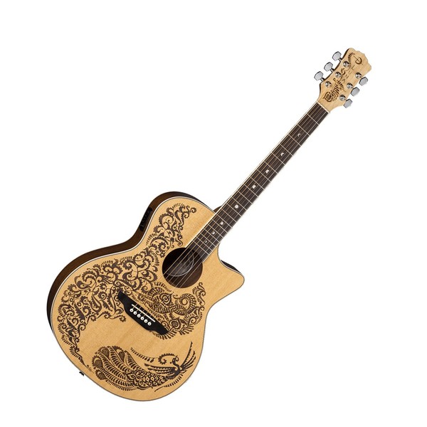 Luna Henna Paradise Electro Acoustic, Open Pore Natural