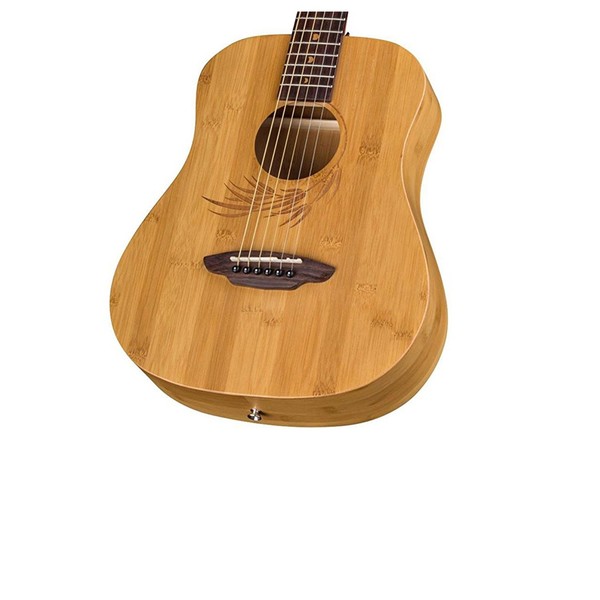 Luna Safari Bamboo Travel Acoustic, Satin Natural