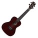 Luna Vintage Mahogany Concert Electro Ukulele, Red Satin