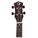 Luna Vintage Mahogany Concert Electro Ukulele, Red Satin - headstock