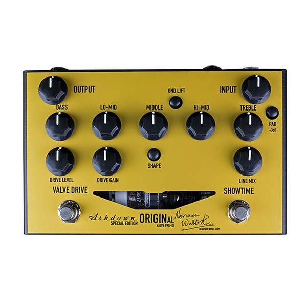 Ashdown Norman Watt Roy, Valve Pre Di Isolated Studio Reference Pedal