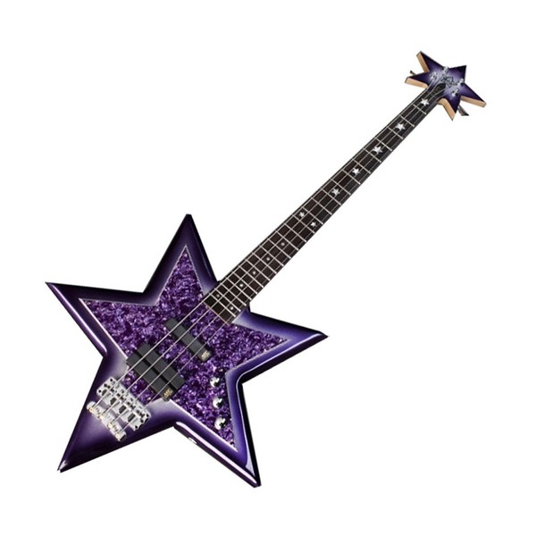 Warwick Rockbass Bootsy Collins Signature Space Bass, Purple