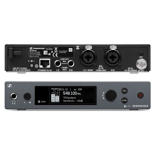 Sennheiser SR IEM G4 Stereo Transmitter, Ch38 2