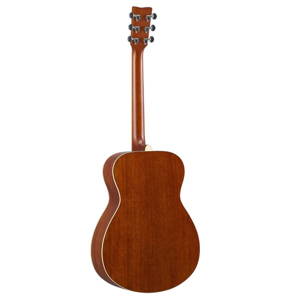 Yamaha FS-TA TransAcoustic, Brown Sunburst Back View