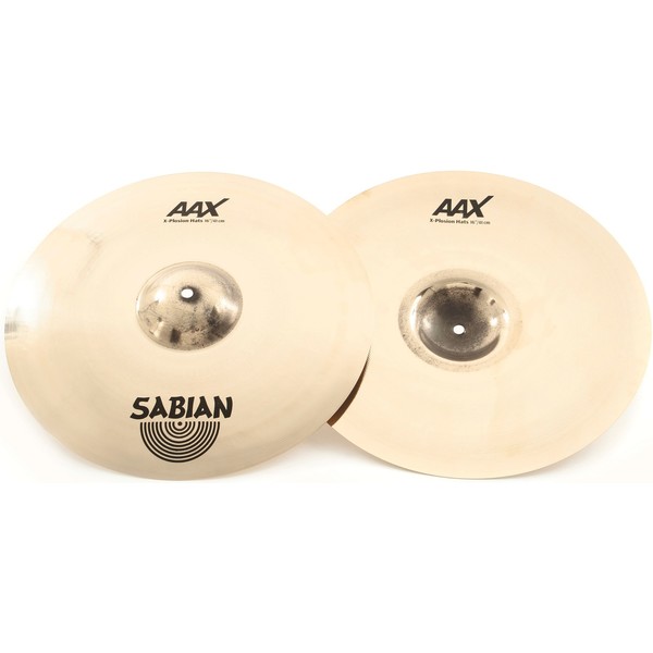 Sabian AAX 16'' X-Plosion Hi-Hat Cymbals, Brilliant Finish