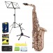 Trevor James Horn 88 Alto Saxophone Pack, Brushed Gold