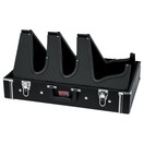 Gator GW-GIGBOXJR Koffer mit Pedalboard und Gitarrenst&auml;nder, 23'' x 17'' x 7''