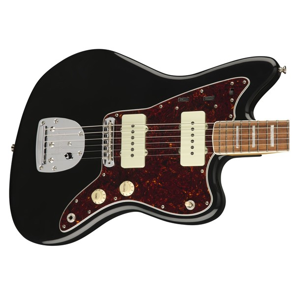 ステンレスフレット FENDER 60th アニバーサリーJazzmaster Fender 60th Anniversary Jazzmaster PF, Black at Gear4music