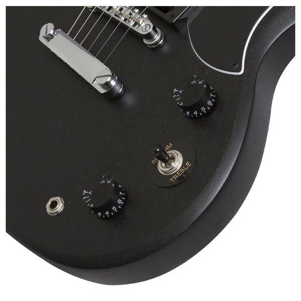 【改造品】SG Special VE Vintage Edition Epiphone SG Special Vintage Edition Ebony Guitar Warnfinish