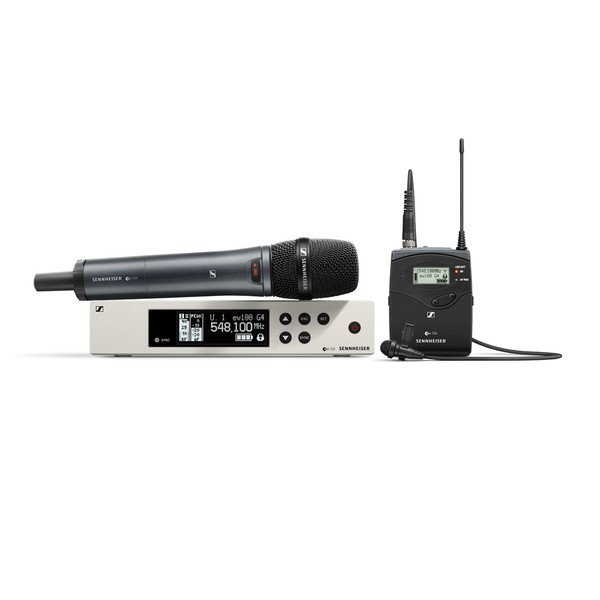 Sennheiser EW 100 G4 Dual Wireless System with ME2 and 835-S, Ch70