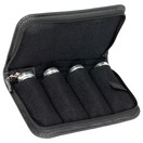 Protec L221 Small Brass Quad Mouthpiece Pouch, Leather