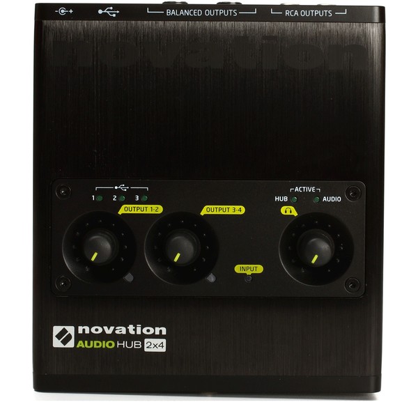Novation Audiohub 2x4 Audio Interface and USB Hub