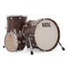 Natal Café Racer 20'' 3pc Shell Pack, Ebony Pinstripe Veneer