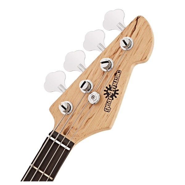 LA Bass Guitar Natural, 15W Bass Amp Pack