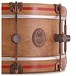 A&F Drum Co. 14'' x 5.5'' Steam Bent Maple Snare Drum, Rum Stain