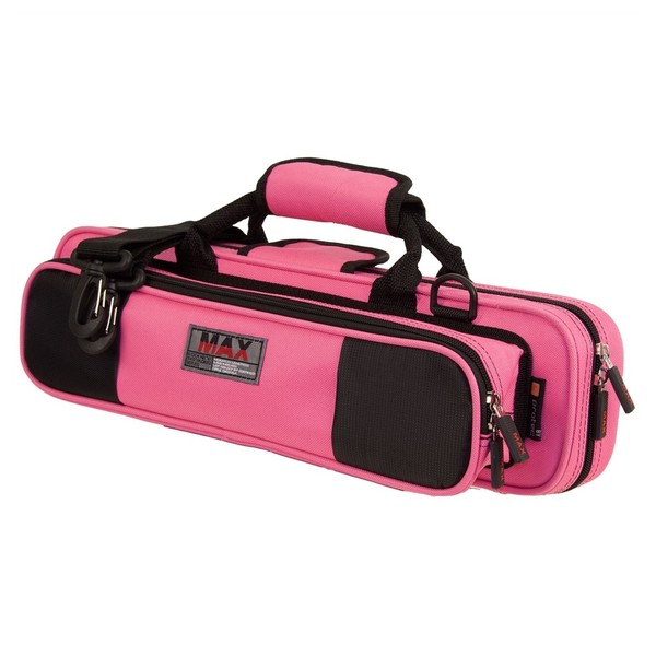 Protec Max Flute Case, C or B Foot, Fuschia