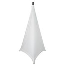 Gator GPA-STAND-2-W White Stretchy Speaker Stand Cover, 2 Sides