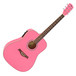 Dreadnought Electro Acoustic Guitar by Gear4music, Pink