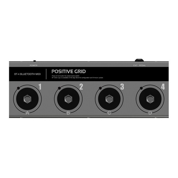 Positive Grid BT4 Bluetooth Midi Pedal Front