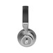Damson Headspace Wireless Headphones, Graphite Grey - Side (Noise-cancelling function)