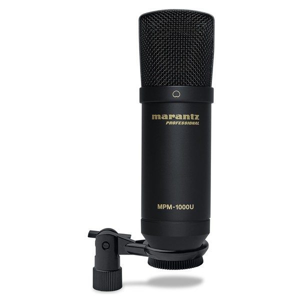 Marantz USB Condenser Microphone - Front With Clip