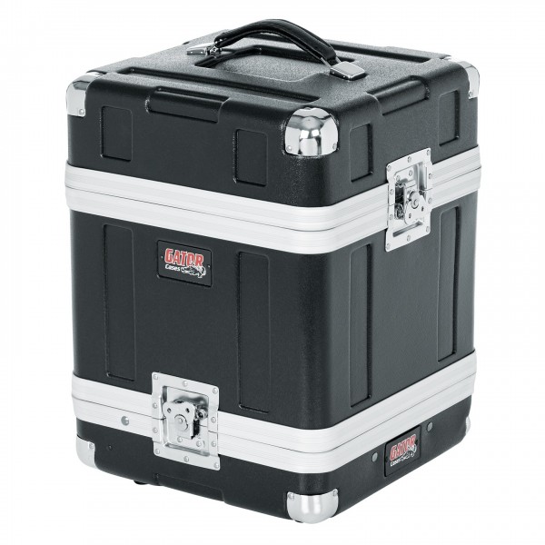 Gator GM-4WR ATA Moulded Case For 4 Wireless Mic Systems - Main Angled