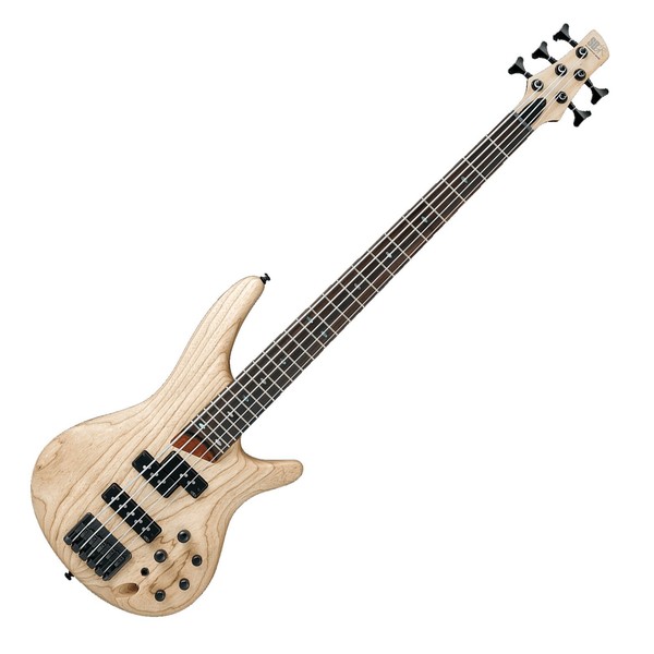 Ibanez SR655 5 String Bass 2018, Natural Flat