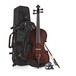 Glasser Carbon Composite Electric Violin Outfit, 4 String, Orange