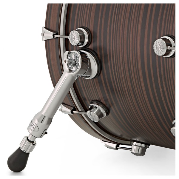 Natal Café Racer 22'' 4pc Shell Pack, Ebony Pinstripe Veneer