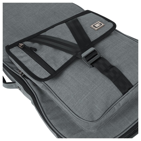 Gator GT-ELECTRIC-GRY Transit Series Electric Guitar Bag, Front Pocket