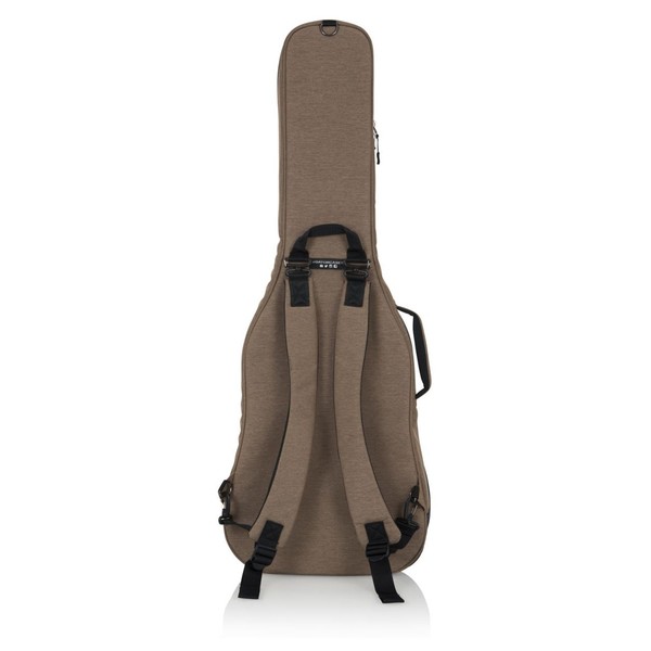 Gator GT-ELECTRIC-TAN Transit Series Electric Guitar Bag, Back 