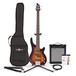 Pack Guitare Basse Chicago, Sunburst + Ampli 35 W & Accessoires