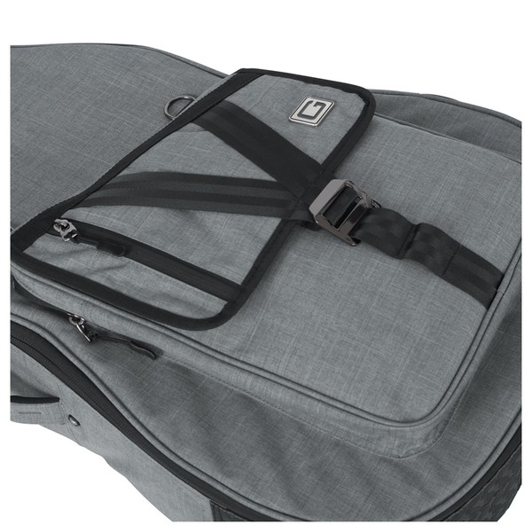 Gator GT-ACOUSTIC-GRY Transit Series Acoustic Guitar Bag, Front Pocket