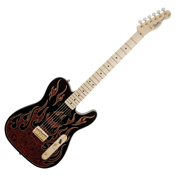 Fender James Burton Telecaster, Red Paisley Flames