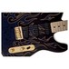 Fender James Burton Telecaster, Blue Paisley Flames front close up