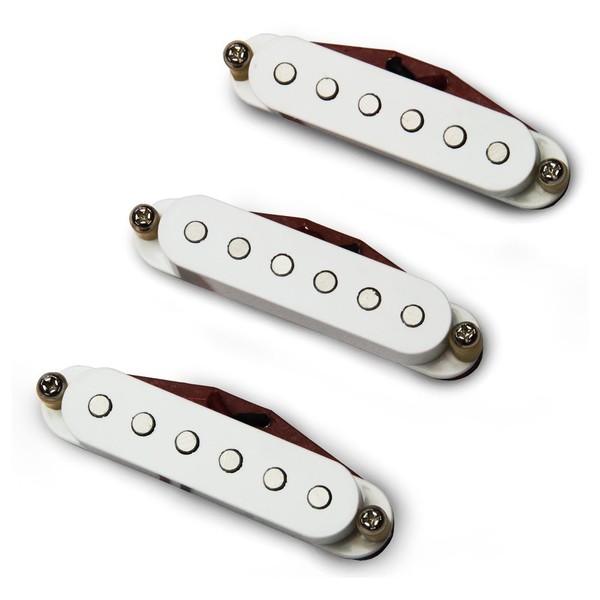 Bare Knuckle True Grit Single Coil S Set, White - Angled