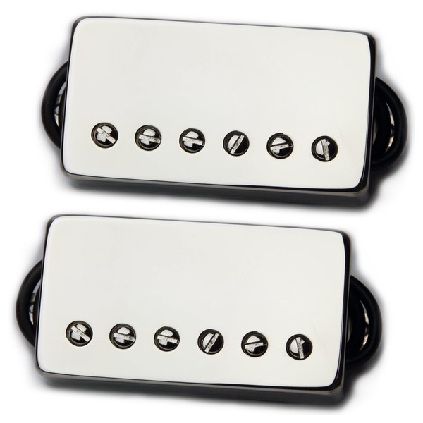 Bare Knuckle Old Guard Humbucker Set, Nickel - Angled