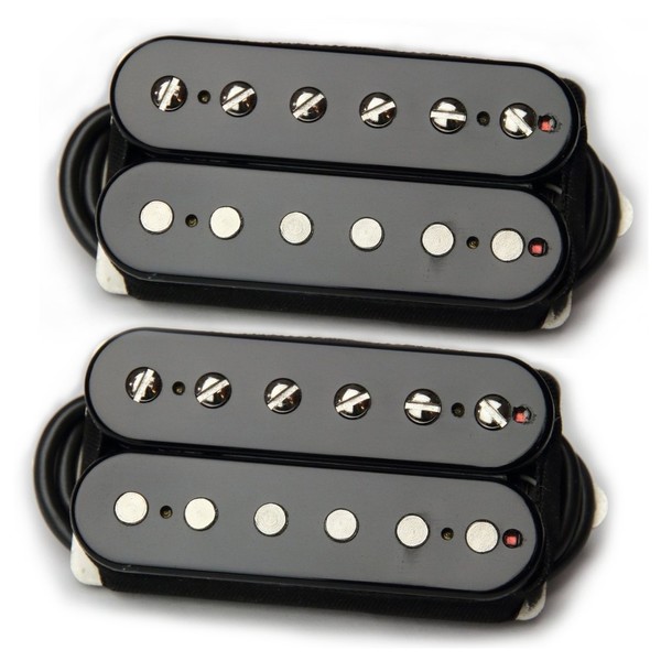 Bare Knuckle Old Guard Humbucker Set, Black - Angled