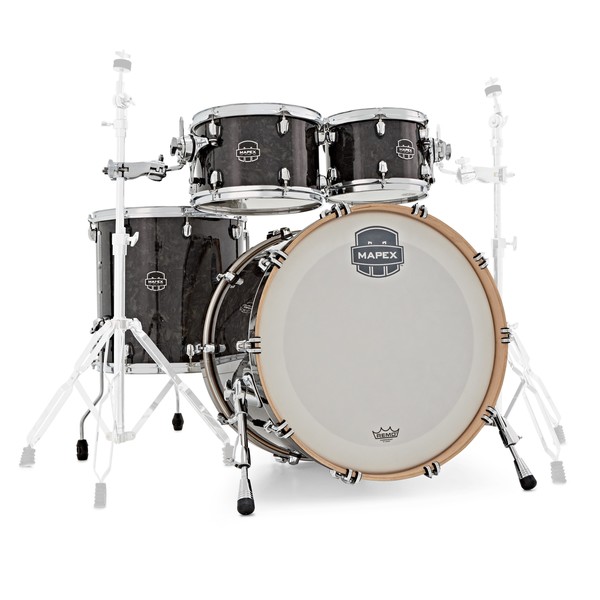 Mapex Saturn V Tour Edition 22" 4pc Shell Pack, Black Pearl