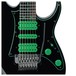 Ibanez UV70P Steve Vai Premium 2018, Black close up controls pickups