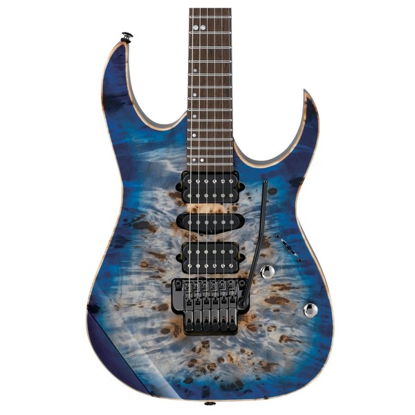 DISC Ibanez RG1070PBZ Premium, Cerulean Blue Burst na Gear4Music.com DISC Ibanez RG1070PBZ Premium, Cerulean Blue Burst na Gear4Music.com